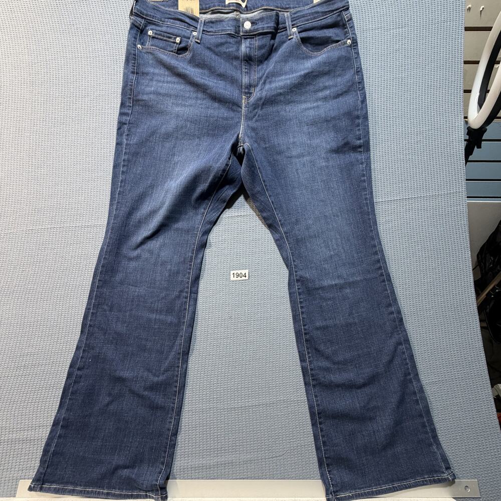 Levi's 725 High Rise Boot-Cut Jeans Women Sz 22 Plus Size Blue Brand New